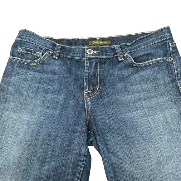 David Kahn Jeanswear Denim Bermuda Long Shorts Womens 30 Mid Rise Goblincore - Picture 4 of 11